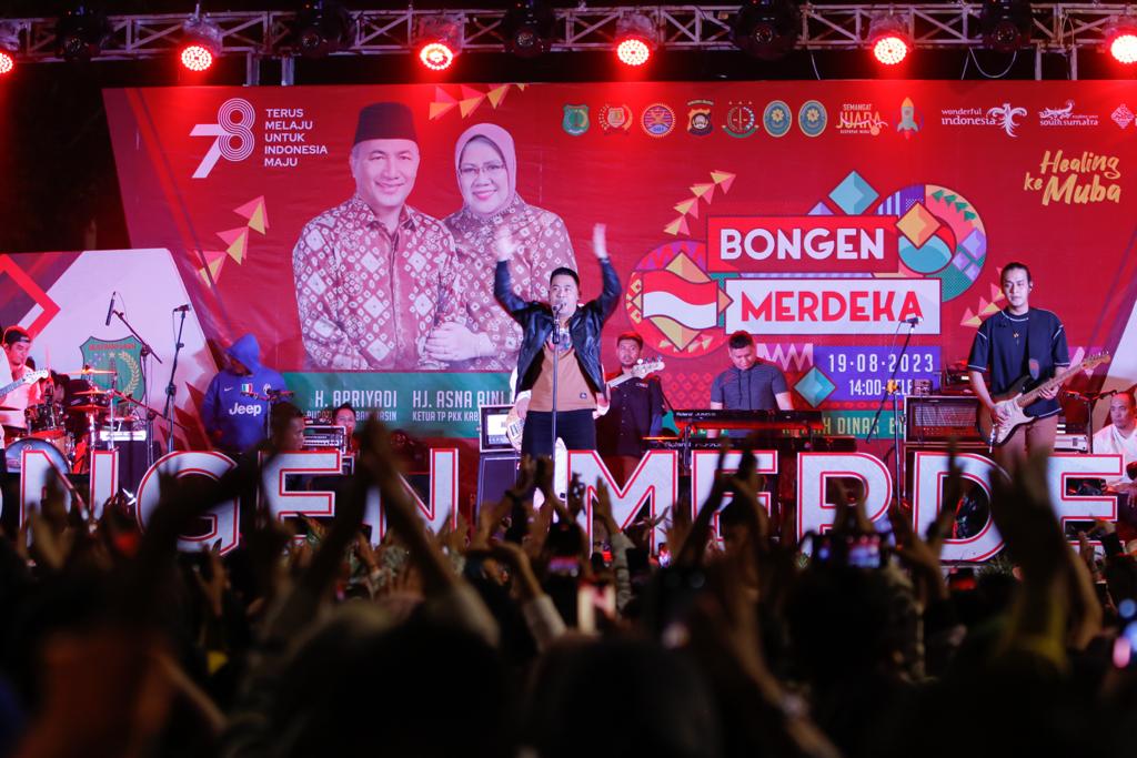 Masyarakat Muba Antusias Menikmati Semarak Festival Bongen Fest Merdeka