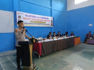 Kapolsek Belitang I Iptu Wahyudin Ingatkan PTPS Harus Berkerja Profesional dan Netral