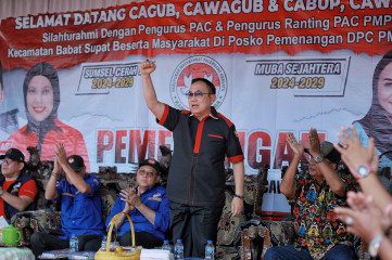 Calon Gubernur Sumsel No urut 2 Ir.H.Eddy Santana Putra Kampanye Dialogis di Kabupaten Muba