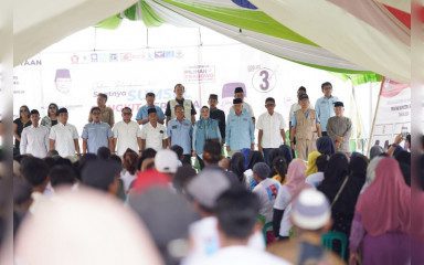 Blusukan ke Pedesaan di Muba, Cagub No 3 Tampung Aspirasi Masyarakat