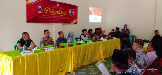 Kapolsek BP Peliung Ingatkan Setiap TPS Harus Terjangkau Jaringan Internet