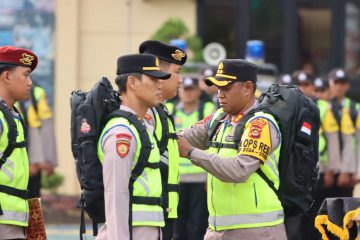 Sebanyak 298 Personel Polres OKU Timur Diterjunkan Untuk Pengamanan Pilkada Serentak 2024