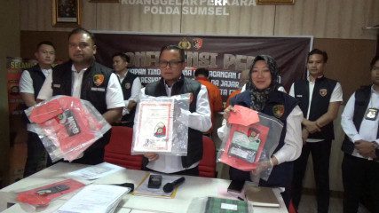 Polisi Bongkar Dua Kasus TPPO di Sumsel, Tiga Tersangka Satu Diantaranya Perempuan Ditangkap