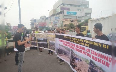 Garda Prabowo Sumsel Minta Polda Sumsel Berantas Tambang Ilegal