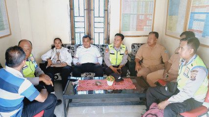 Jaga Kamtibmas Pasca Pleno KPU OKU Timur, Polsek BP Peliung Gelar Kegiatan Cipkon