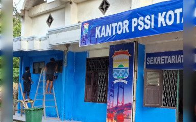 Moch David Percantik Kantor PSSI Kota Palembang