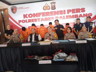 Enam Pelaku Curanmor Ditangkap, Kapolrestabes Palembang Masyarakat Jangan Lalai