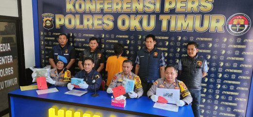 Residivis Kambuhan Dilumpuhkan Tim Gabungan Polsek Semendawai Suku III dan Unit SW Polres OKU Timur
