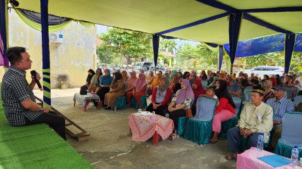 Anggota DPRD Sumsel Fenus Antonius Dengar Aspirasi Mayarakat Saat Reses di Desa Riang Bandung
