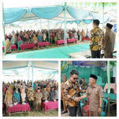 Sekretaris Komisi II DPRD Sumsel Fenus Antonius Bangun Komunikasi Dua Arah Yang Harmonis Dengan Warga Desa Margotani