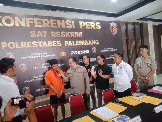 Polrestabes Palembang Berhasil Menangkap Pelaku Vandalisme