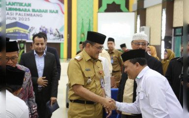 Panitia Penyelenggara Ibadah Haji Embarkasi Palembang 2025 Dilantik