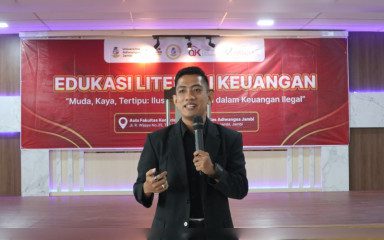 Duta Literasi Keuangan OJK M. Arjun, Edukasi Mahasiswa Universitas Adiwangsa Jambi