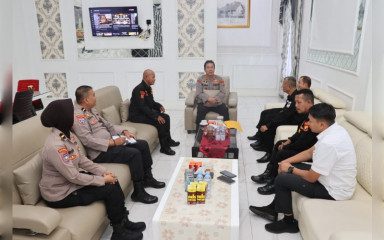 Senkom MP Silaturahmi dengan Kapolresta Jambi