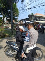 Sat Lantas Polrestabes Palembang Gelar Razia Gabungan