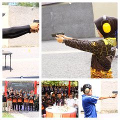 Lapangan Tembak TTT Polres OKU Timur Catat Sejarah, Jadi Tempat Digelarnya Lomba Menembak