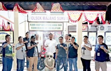 Saat Nimbang Gabah, Pelaku Curas Diringkus Anggota Unit Reskrim Polsek Madang Suku I Polres OKU Timur