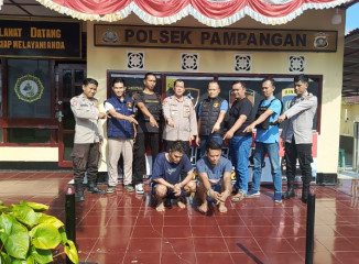 Dua Tersangka Spesialis Curanmor, Diringkus Unit Reskrim Polsek Pampangan