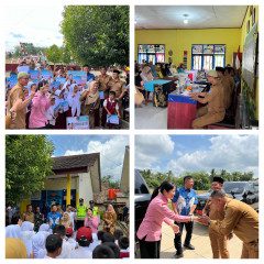 Anggota Komite III DPD RI Ratu Tenny Leriva Serahkan Beasiswa PIP  Kepada 531 Siswa SD dan SMP di OKU Timur