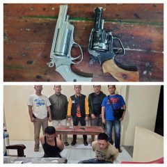 Dua Pelaku Pemilik Senpi Dibekuk Anggota Unit Reskrim Polsek Madang Suku I