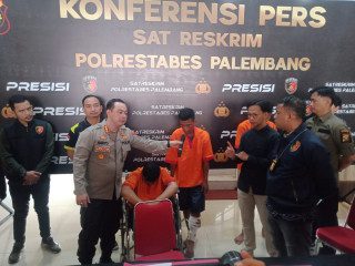 Tiga Begal Sadis Yang Viral Ditangkap Satreskrim Polrestabes Palembang