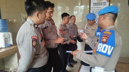 Gaktibplin Sie Propam Polrestabes Palembang Jaring 3 Pelanggaran, 2 Berambut Panjang Dan 1 SIM Habis Masa Berlaku 
