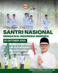 Firdaus Hasbullah: Hari Santri Nasional Momentum untuk Menghidupkan Kembali Nilai-nilai Luhur Warisan Para Pendahulu